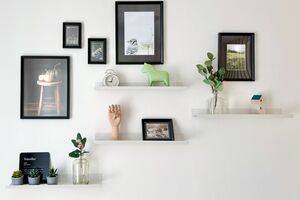 Wohnzimmer Wanddekoration