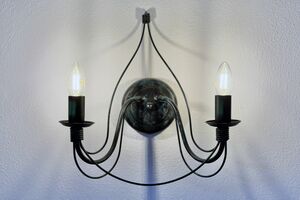 Stylische Wohnzimmerlampe Detail