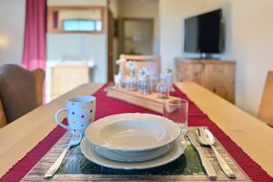 Gedeckter Esstisch Detail