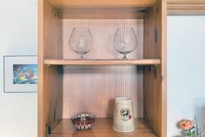 Wohnzimmer Sideboard Dekoration Detail