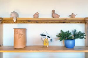 Wohnzimmer Sideboard Dekoration Detail