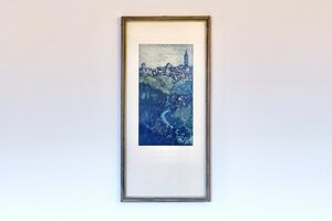 Wohn- und Essbereich Wandbild Detail